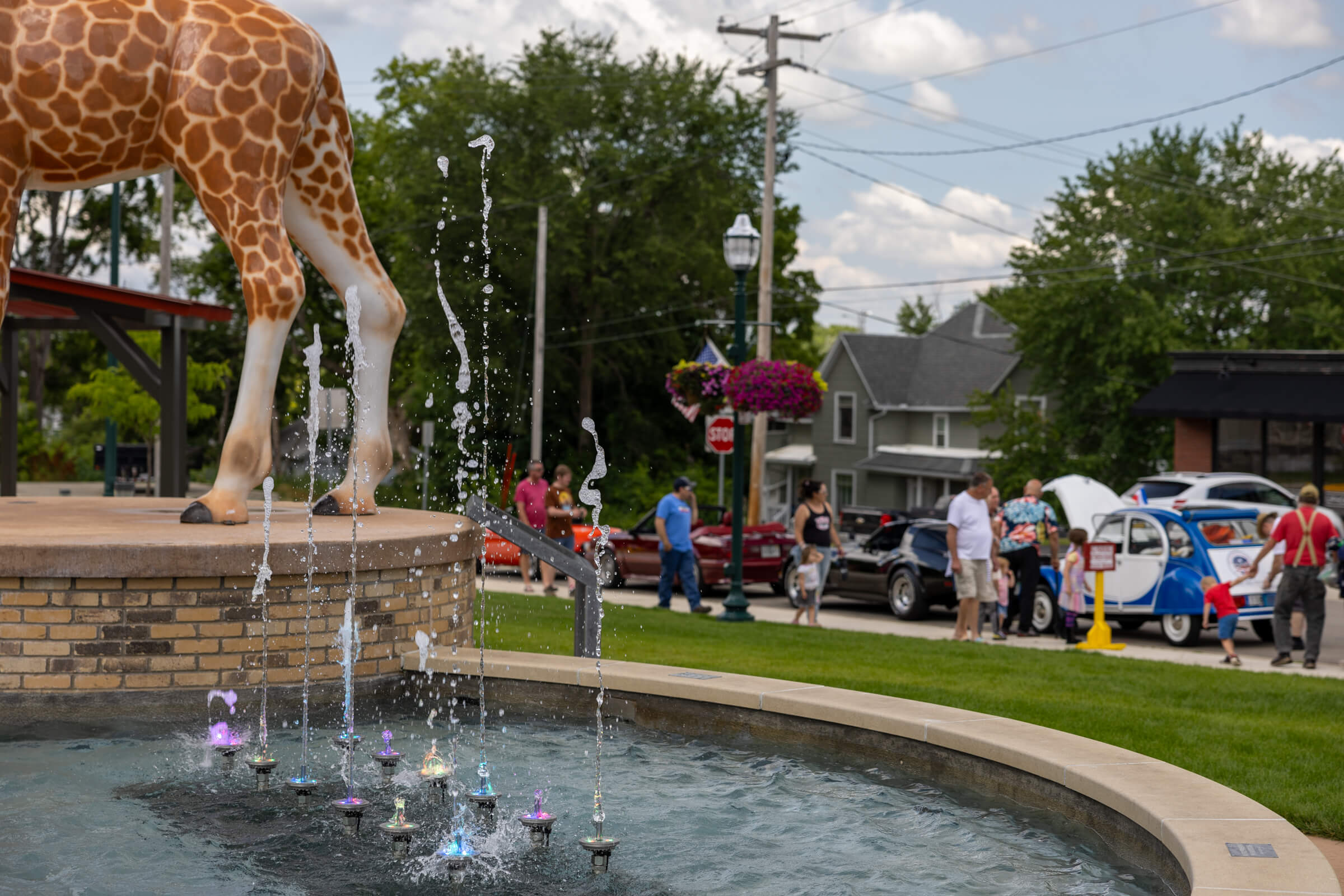 Community wide street dance party in Delavan Wisconsin.