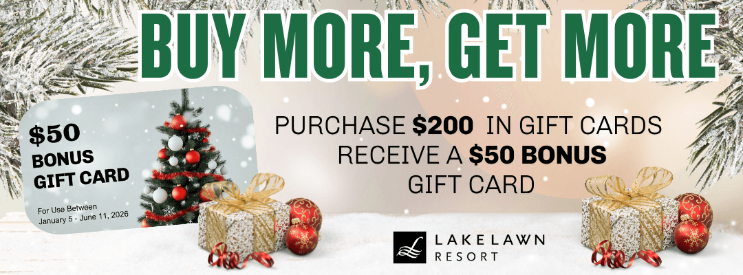 Give the Gift of Lake Lawn Resort