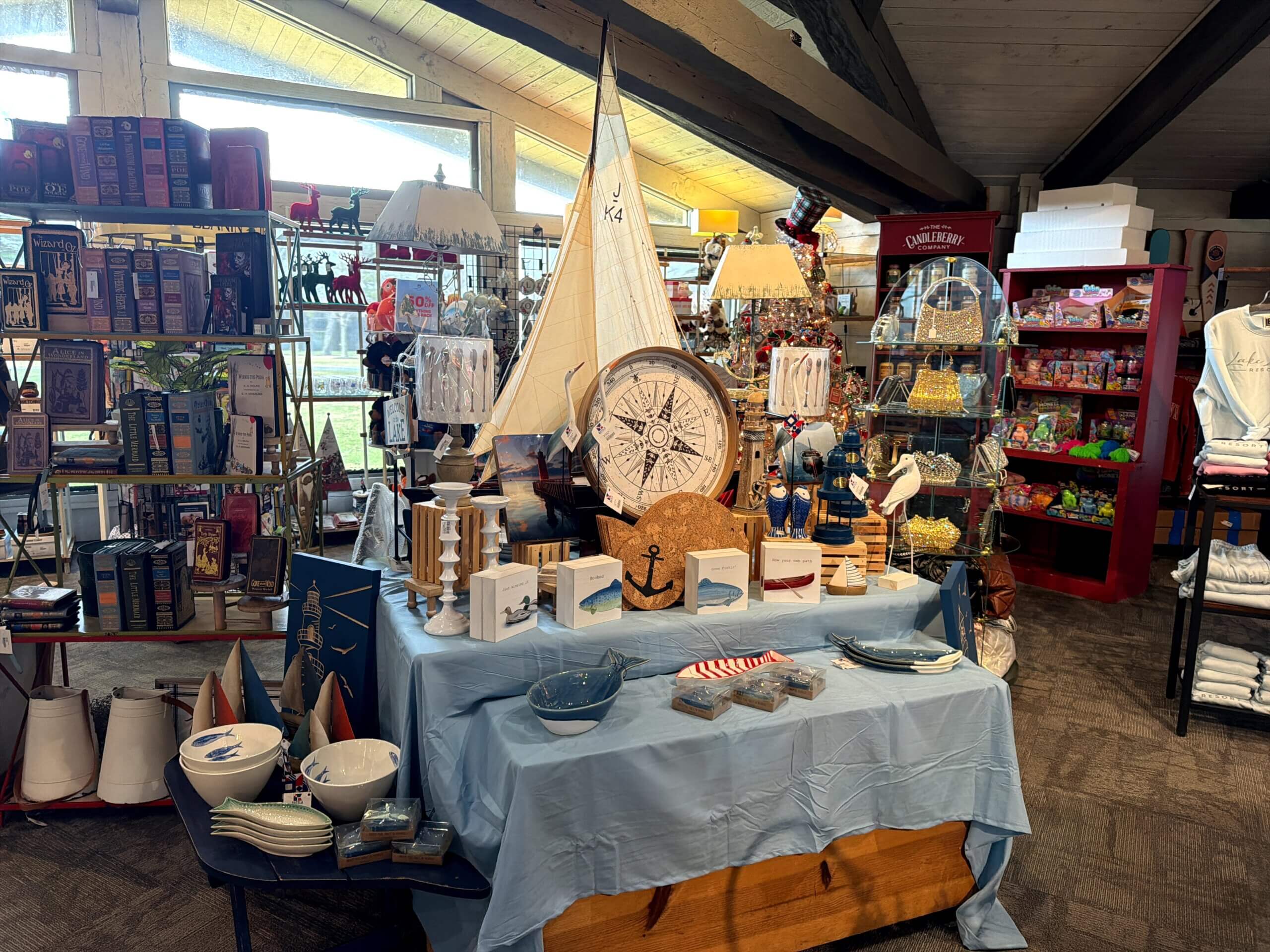 Home decor and lake inspired themes